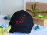 I Letter Baseball Cap With Elegant Embroidery